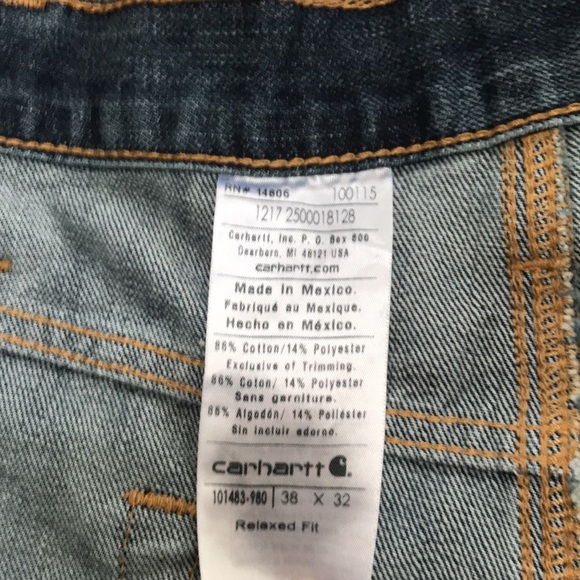 Carhartt  SZ 38/32 mens jeans. - Picture 3 of 7